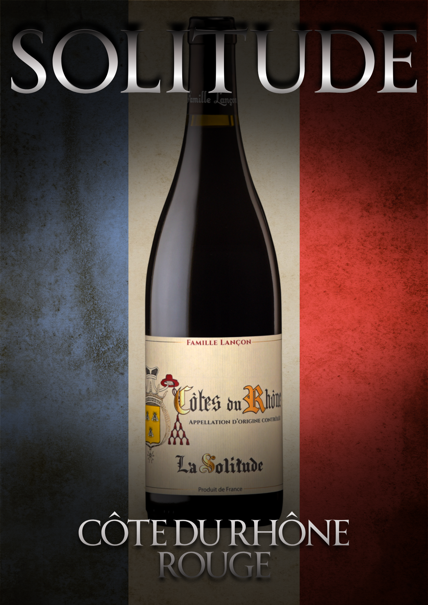 Afbeelding van Domaine de la Solitude Côte du Rhône rouge '23 MIX ACTIE